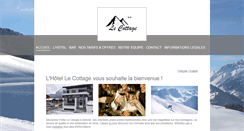 Desktop Screenshot of lecottagemorzine.com